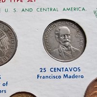 Мексико. Стара серия. Чисто нови.   1965 - 1968   година. 1 песо е сребърна монета., снимка 4 - Нумизматика и бонистика - 42218673