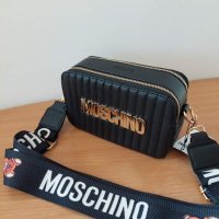 Луксозна черна чанта Moschino код DS-89-4, снимка 2 - Чанти - 40717110