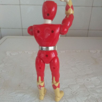 Vintage Red Power Rangers. 1993, снимка 6 - Кукли - 36560418