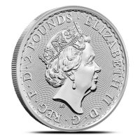 Сребърна монета Британия 1 oz 2020, снимка 2 - Нумизматика и бонистика - 29791202