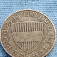 Сребърна монета 10 шилинга 1957г. Австрия Втора република 40392, снимка 8 - Нумизматика и бонистика - 42755435
