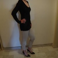 Нова черна плетена блуза Guess 100% оригинална, снимка 8 - Блузи с дълъг ръкав и пуловери - 37080888