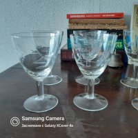 Ретро кристални чаши за ракия, снимка 2 - Чаши - 37517955