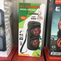 Колона BT, FM, MP3, USB, Portable Speaker ZQS 4221, снимка 3 - Други - 29328539