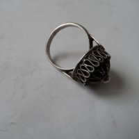 стар сребърен пръстен, снимка 5 - Антикварни и старинни предмети - 31787933