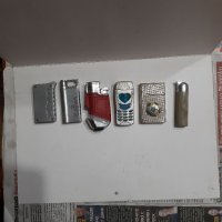Шест броя газови запалки, снимка 1 - Антикварни и старинни предмети - 38538772