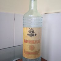 Стара стъклена бутилка от Бренди, снимка 1 - Колекции - 40044667