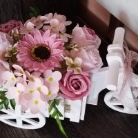 Колела със сапунени цветя , снимка 3 - Подаръци за жени - 40282902