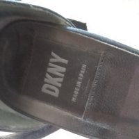 Дамски черни обувки Дона Карън,размер 7 1/2USA, снимка 3 - Дамски елегантни обувки - 40562482
