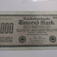 Райх банкнота - Германия - 1000 марки / 1922 година - 17979, снимка 6 - Нумизматика и бонистика - 31029649
