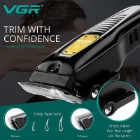 Нов Тример за Мъже VGR - Дълготрайна Батерия, Метални Керамични Остриета, снимка 4 - Машинки за подстригване - 42851392