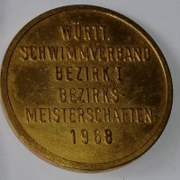 Немски почетен медал 1968 г, снимка 3 - Антикварни и старинни предмети - 36999600