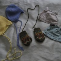 Плетени шапки за бебета, снимка 1 - Бебешки шапки - 38369954