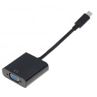 Преходник (адаптер) USB Type-C (USB 3.1) към VGA + Гаранция, снимка 3 - Кабели и адаптери - 30978255