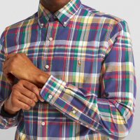 Polo Ralph Lauren multi Check Oxford Shirt - страхотна мъжка риза 2ХЛ, снимка 1 - Ризи - 44391872