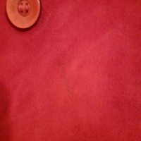 Уникалко кадифено червено палтенце, снимка 2 - Палта, манта - 31525275