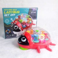 Интерактивна играчка калинка с многоцветна светлинна проекция, снимка 3 - Музикални играчки - 42559402