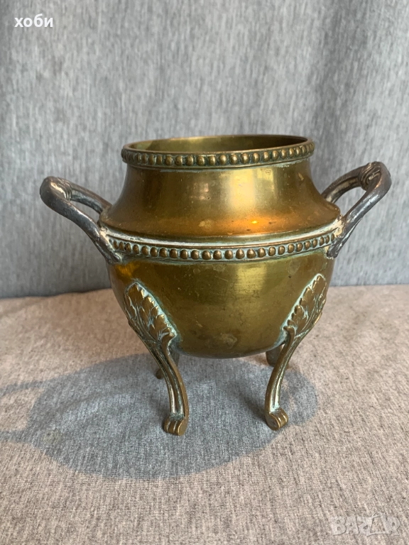 стар месингов съд , снимка 1