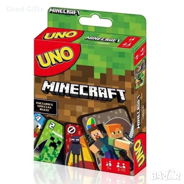 Карти УНО Майнкрафт, Карти за игра UNO Minecraft , снимка 1