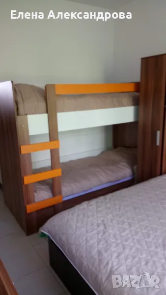 детско двуетажно легло с матраци, снимка 1