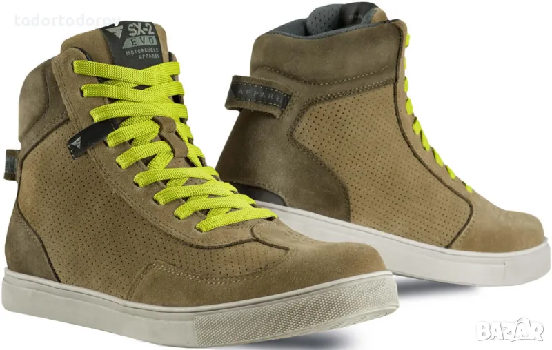 Мъжки мото обувки кецове маратонки за мотор SHIMA SX-2 BROWN EVO, снимка 1