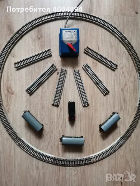 Запазено и действащо колекционерско електрическо влакче Marklin 1, снимка 1