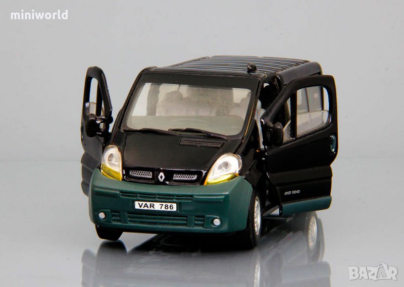 Renault Trafik Микробус - мащаб 1:43 на Cararama моделът е нов в кутийка, снимка 1