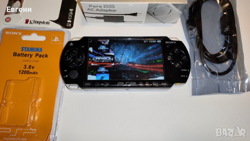 Хакната ПСП 2000 PSP Конзола PSP 32 гб мемори карта и 100 игри, снимка 1