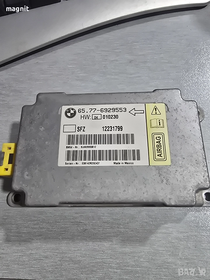 6929553 AIRBAG МОДУЛ BMW E65 , снимка 1
