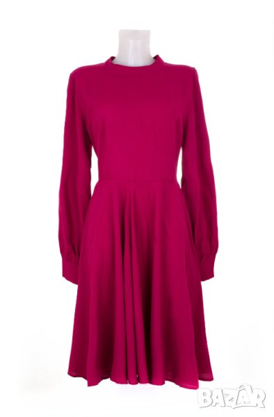 Вишнава разкроена рокля Gioral - 3XL, снимка 1