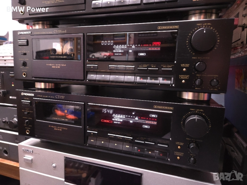 2 броя Pioneer CT-737. Единия е Mark II, снимка 1