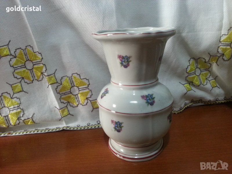 Стар български порцелан ваза , снимка 1