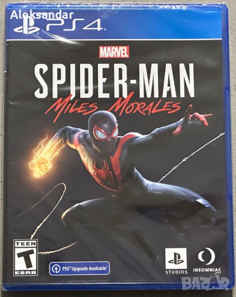  Нова Spiderman Miles Morales ps4 спайдърмен, снимка 1