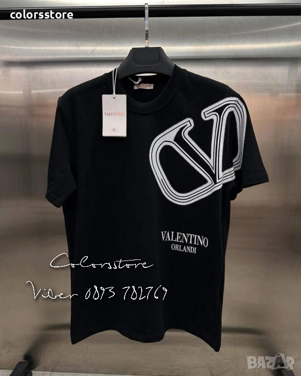 Мъжка Черна тениска Valentino/IM56z, снимка 1