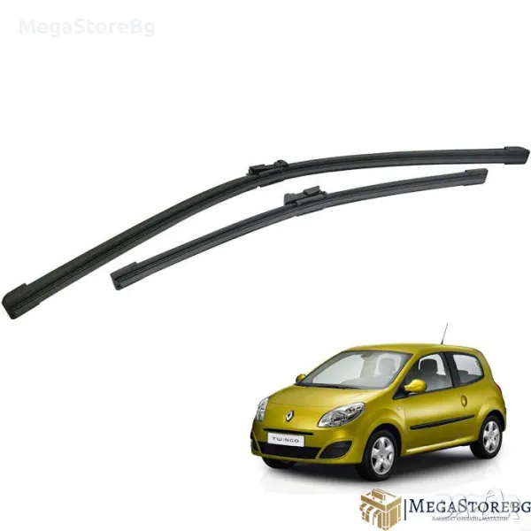Предни чистачки за Renault Twingo (07+)/Ford Kuga (08-12)/Opel Adam (2012+)/Seat Ibiza (08, снимка 1