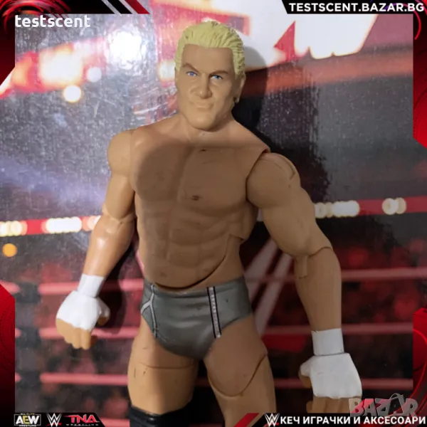 Екшън фигура WWE Dolph Ziggler Nic Nemeth Долф Зиглър Mattel figure играчка Basic Series Grey Action, снимка 1