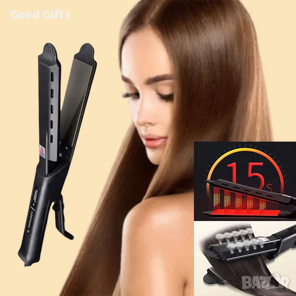 Керамична преса за изправяне на коса TOURMALINE Sonar SN-316, снимка 1