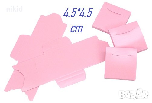 4,5 см мини картонена кутия картонени кутии кутийки за парче шоколад или др сувенир подарък, снимка 1