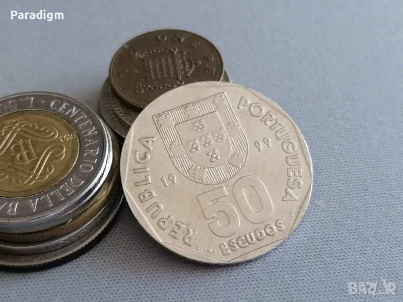 Монета - Португалия - 50 ескудо | 1999г., снимка 1