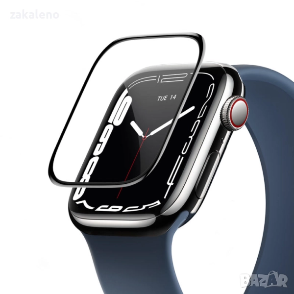 Протектор за Apple Watch 5/6/7/8/9/10/11/SE 40/41/42/44/45/46/49 Ultra, снимка 1