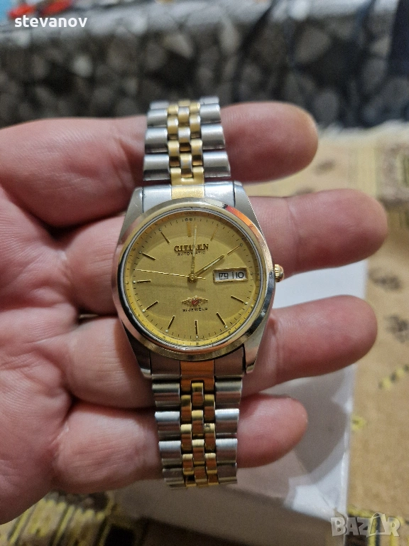 Цитизен citizen автомат позлатен и метал, снимка 1