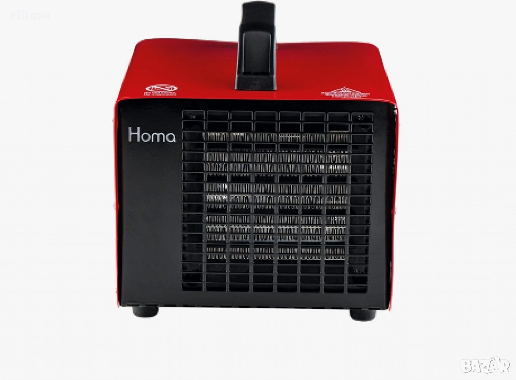 Метална керамична печка, с термостат, снимка 1