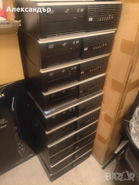 10 бр. компютри HP Compaq Elite 8000SFF 3.0 Ghz 4Gb RAM 250 Gb HDD, снимка 1