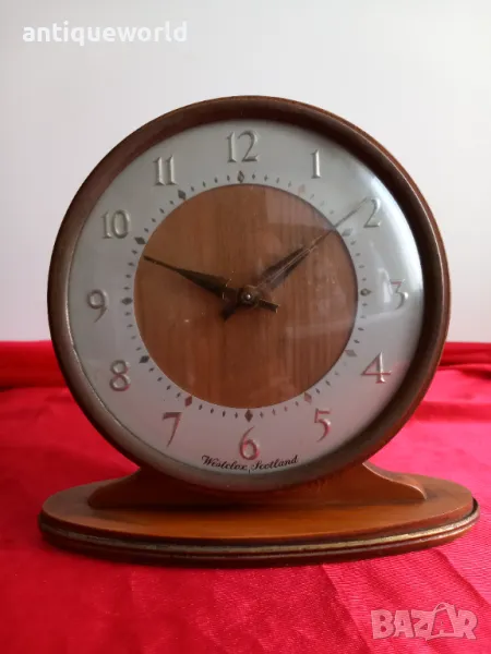 Westclox Scotland  Голям Настолен Часовник 1950те, снимка 1