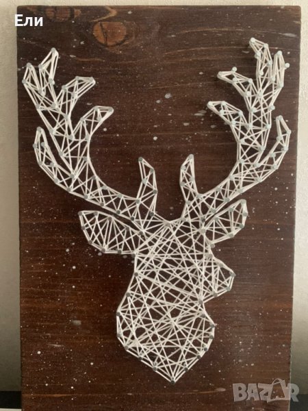 Пано с конци (стринг арт) Елен , снимка 1