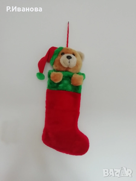 Оригинален коледен ботуш за украса и декорация, снимка 1