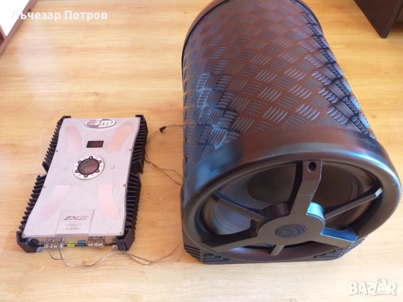 Усилвател Boschmann ZX3-T2D + бас каса Thunder 15 , снимка 1