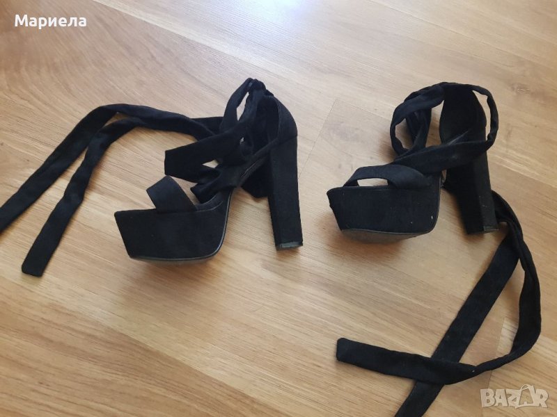 Високи обувки на платформа, снимка 1