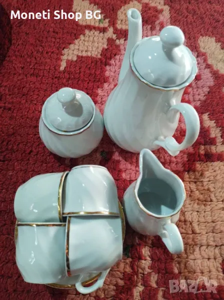 4-ри чаши с чинийки, снимка 1