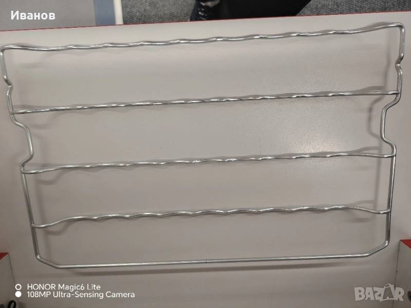 Метален рафт за бутилки , снимка 1